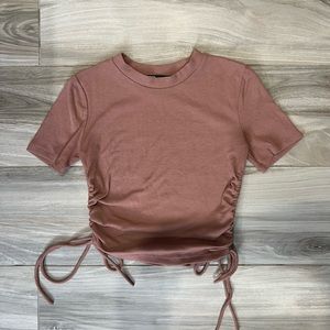 Zara Side Cinched T Shirt